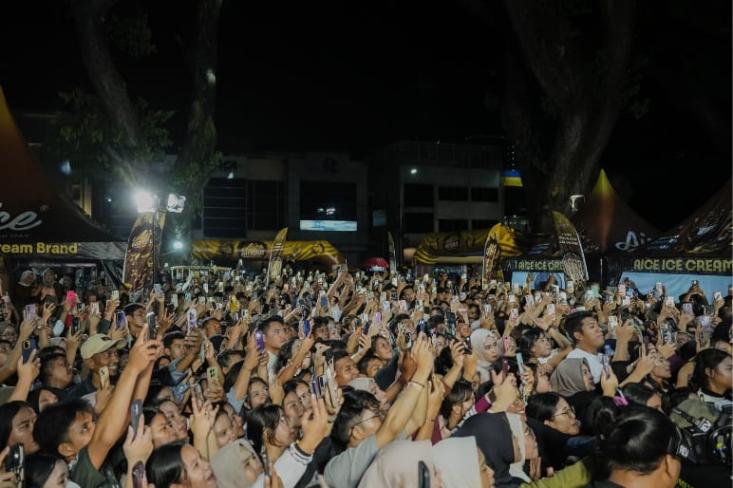 Solusi mengatasi tantangan Jakarta Sentris bagi Musisi Daerah, Aice Got You! Panggung Crispymu! hadir di 5 Kota, salah satunya Medan. Foto: Ist