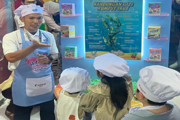Nutrijell menghadirkan House of Jelly di KidZania Jakarta, memberikan edukasi profesi sebagai Dessert Chef Profesional pada anak-anak (Foto: Efa)