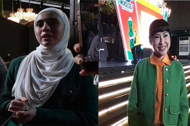 Aktris Nycta Gina dan Chef Putri Miranti berbagi inspirasi resep mixology takjil segar kaya rasa, buah, dan manfaat. Foto: Novi