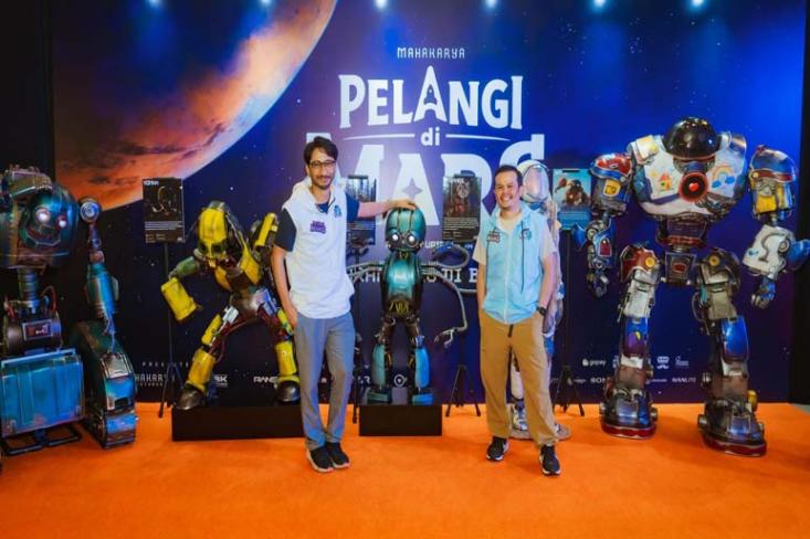 Mahakarya Pictures merilis trailer film petualangan fiksi ilmiah Pelangi di Mars, mengisahkan perjalanan seorang anak di Planet Mars yang menjalankan misi untuk membantu mengatasi krisis air bersih di Bumi (Foto : Ist)