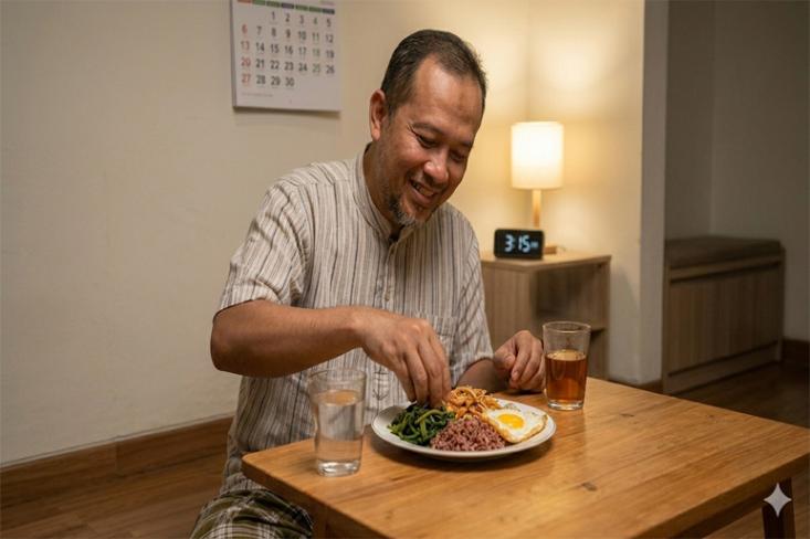 Puasa menjadi momen reset kesehatan bagi penyandang diabetes. Foto: Ist