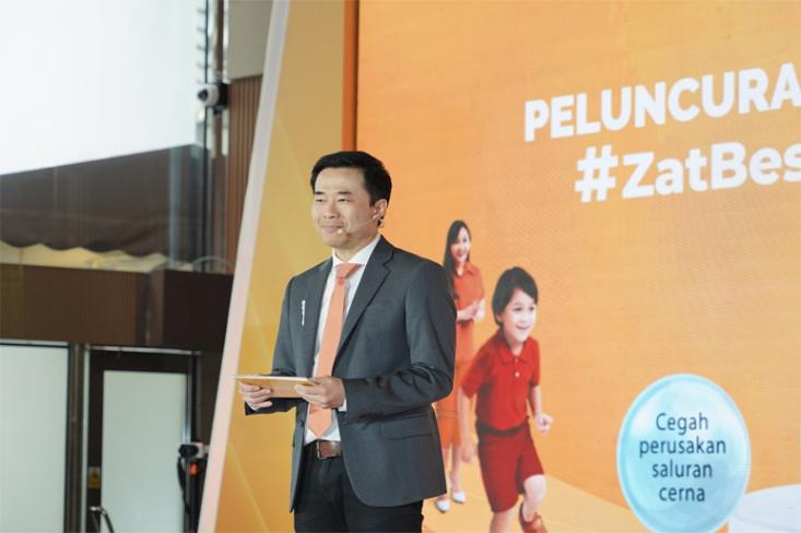 Weitarsa Hendarto, Direktur PT Combiphar saat peluncuran kampanye #ZatBesiPasBekerjaCerdas pada Selasa, 14 April 2026 di Jakarta. Foto: Ist