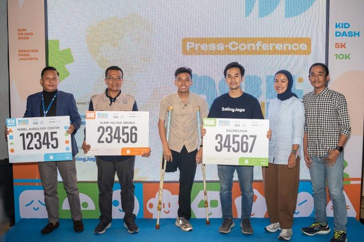 Nobel Run 2026 ajak masyarakat untuk dukung Anak Berkebutuhan Khusus lewat aksi nyata charity fun run bertema Setara Satu Lintasan (Foto: Ist)