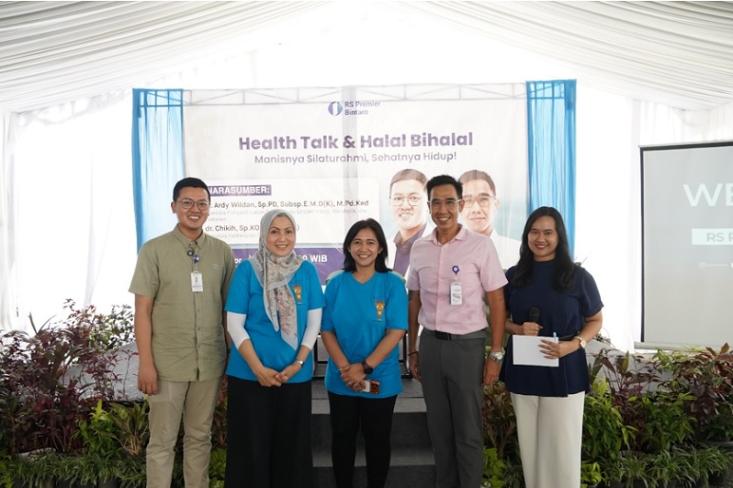 RS Premier Bintaro gelar Health Talk & Halal Bihalal dalam Rangka World Diabetes Day 2026 bertajuk “Manisnya Silaturahmi, Sehatnya Hidup” membahas risiko penyakit diabetes dan pencegahannya (Foto: Ist)