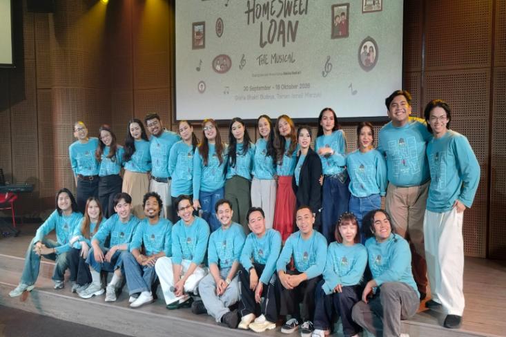 Home Sweet Loan The Musical hadirkan perjalanan Kaluna ke atas panggung dengan lima lagu baru karya Idgitaf (Foto: Efa)