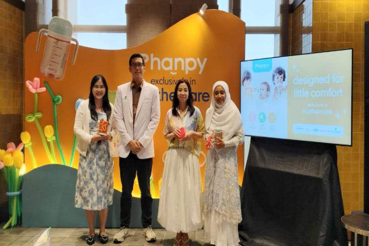 Mothercare Indonesia menghadirkan Phanpy, rangkaian feeding dan drinking essentials (Foto: Efa)