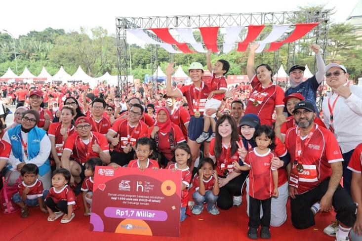 Melalui Generali Lion Heart Run 2026, Generali Indonesia salurkan Rp1,7 Miliar untuk perluas akses pendidikan anak usia dini dari keluarga rentan (Foto: Ist)