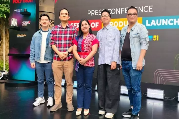 Polytron hadirkan Smart Projector FlipX dan Portable Speaker PartyMax Go (PPS GO2), solusi bioskop pribadi praktis dengan layar lebar dan speaker portable dengan audio maksimal (Foto: Ist)