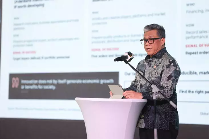 Utusan khusus Presiden Republik Indonesia bidang UMKM, Ekonomi Kreatif, dan Digital, Ahmad Ridha Sabana yang menyampaikan sambutan pembuka. Foto: Ist