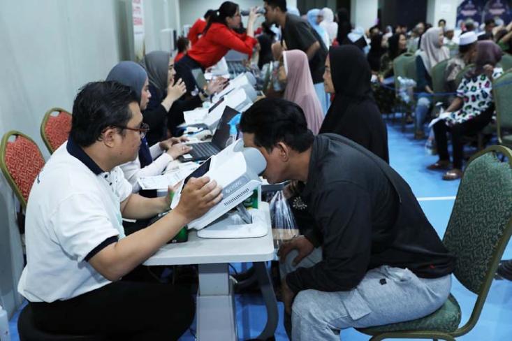 JEC Eye Hospitals and Clinics dan Syafana Islamic School perluas akses pemeriksaan mata gratis (Foto : Ist)
