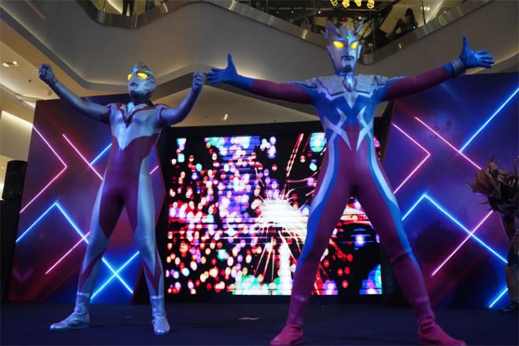 Meet and Greet dengan Ultraman Arc dan Ultraman Zero. Foto: Ist