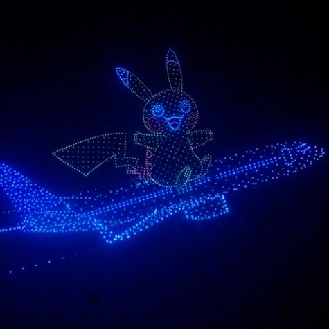 Pikachu Drone Night Show