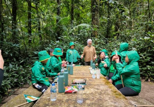 Salah satu kegiatan yang didampingi Psikolog