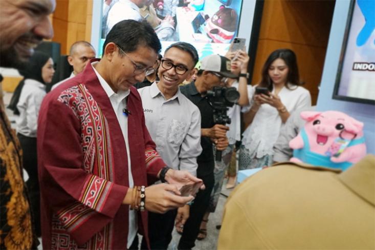 Mabar bersama Menparekraf RI, Sandiaga Salahuddin Uno. Foto: Ist