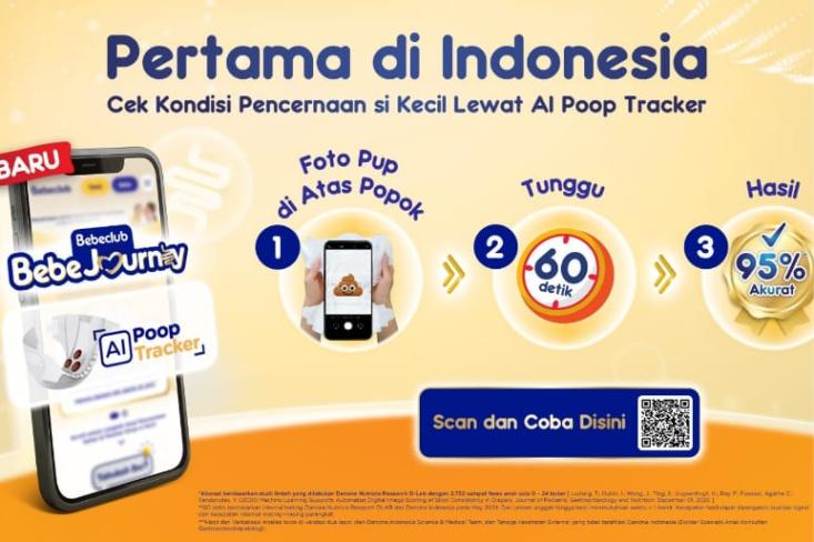 Bebejourney AI Poop Tracker, tools berbasis AI pertama di Indonesia dengan fitur canggih. Foto: Ist