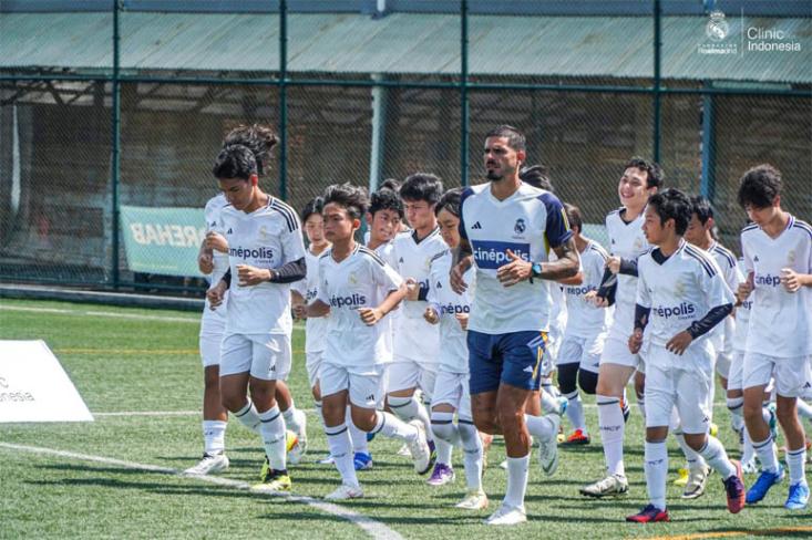 Klinik Sepakbola Real Madrid: Mimpi jadi kenyataan untuk anak Indonesia. Foto: Ist