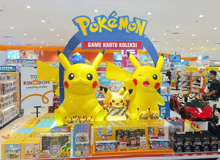 Display Pikachu di Toys Kingdom Gandaria City Mall