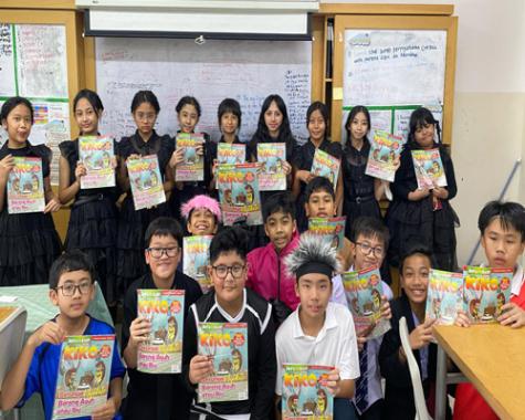 Keseruan anak-anak Kinderfield Primary School Depok bersama Majalah KIKO