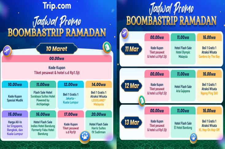 Jadwal promo Boombastrip Ramadan