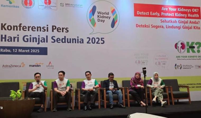 Konferensi pers Hari Ginjal Sedunia 2025