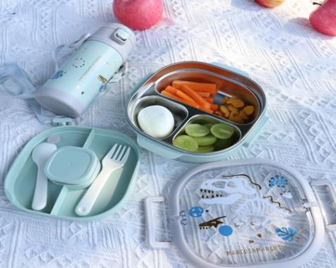 Marcus & Marcus Divided Space Stainless Steel Lunch Box (Foto : Ist)