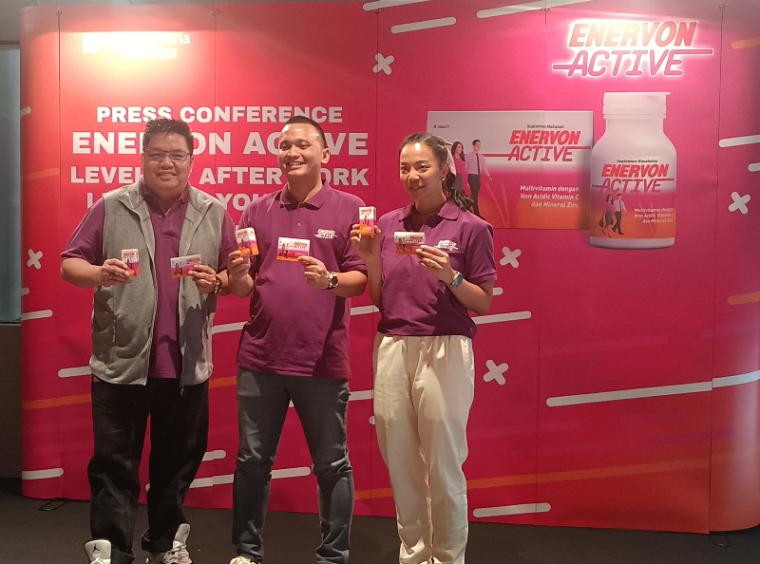 Konferensi Pers Enervon Active