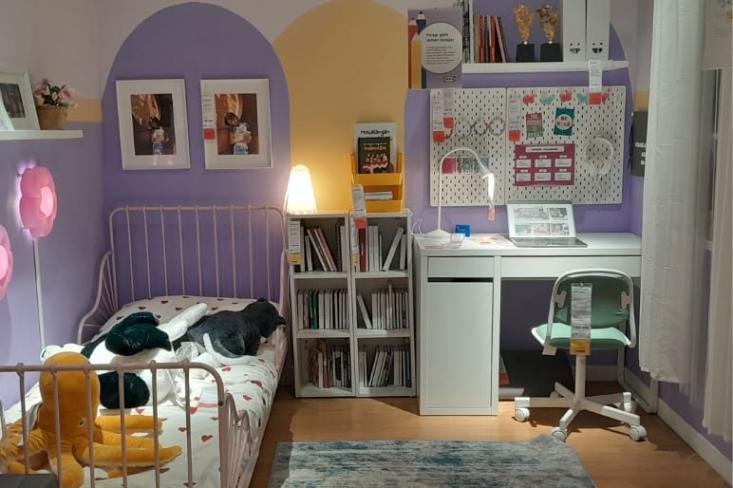 Inspirasi kamar anak perempuan yang nyaman. Foto: Novi
