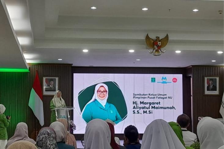 Hj. Margaret Aliyatul Maimunah S.S., M.Si. - Pimpinan Pusat Fatayat NU. Foto: Novi