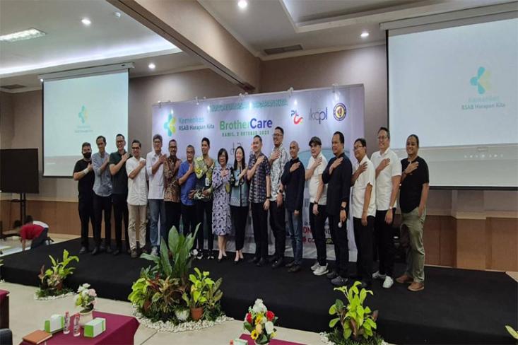 Peluncuran inisiatif sosial bertajuk BrotherCare di RSAB Harapan Kita, Jakarta. Foto: Ist
