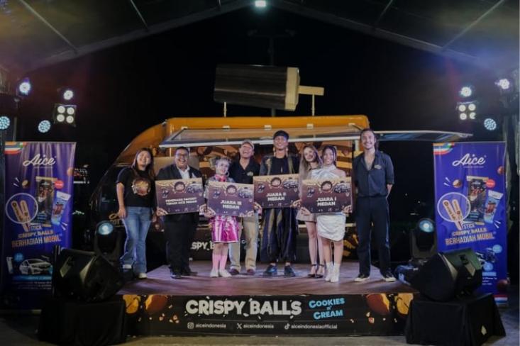 Aice Got You! Panggung Crispymu! sukses digelar di Medan, Sumatera Utara. Foto: Ist