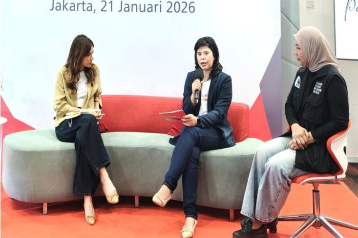 Ki-ka: Najwa Shihab, Sulystari (CEO Eastspring), dan Rusyda Deli (WWF). Foto: Ist