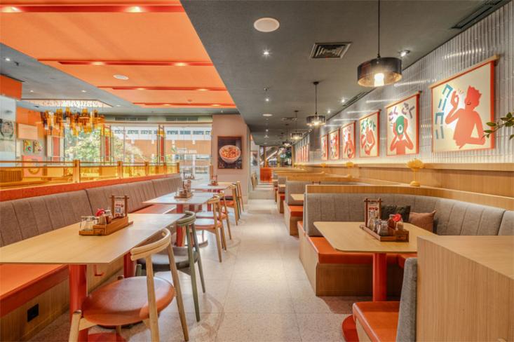 Gerai Ramen Mania di area Street Level, Lippo Mall Nusantara, Karet Semanggi, Jakarta. Foto: Ist