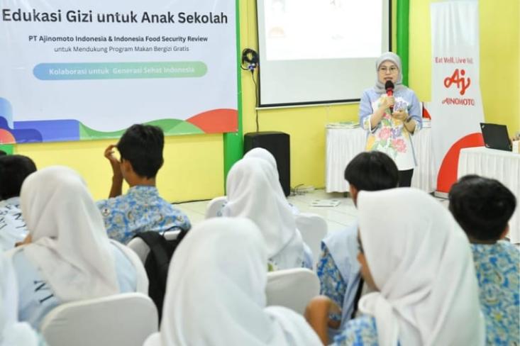 Inisiatif AminoScience Ajinomoto merambah langsung ke sekolah-sekolah. Foto: Ist