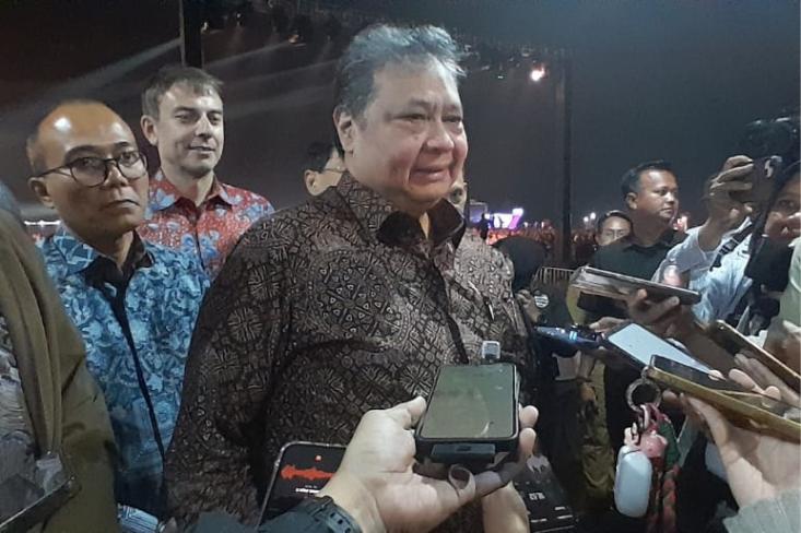 Menko Perekonomian, Airlangga Hartarto beri apresiasi tinggi pada ekosistem SRC. Foto: Novi