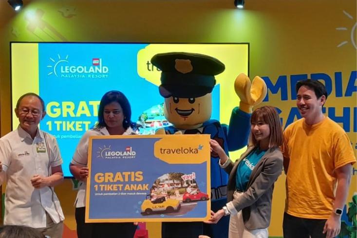 Cs Lim, Vice President LEGOLAND Malaysia Resort (paling kiri). Foto: Novi