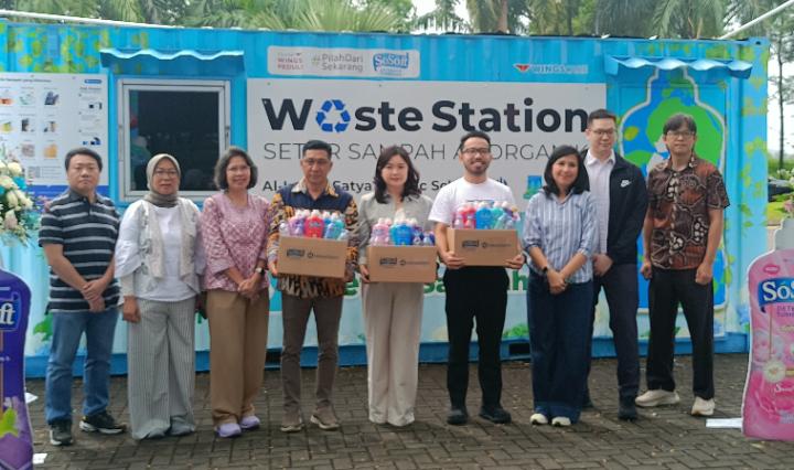 Peresmian SoSoft x Rekosistem Waste Station