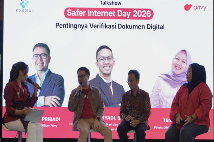 Inisiatif yang dihadirkan Privy dalam rangka memperingati Safer Internet Day 2026. Foto: Ist