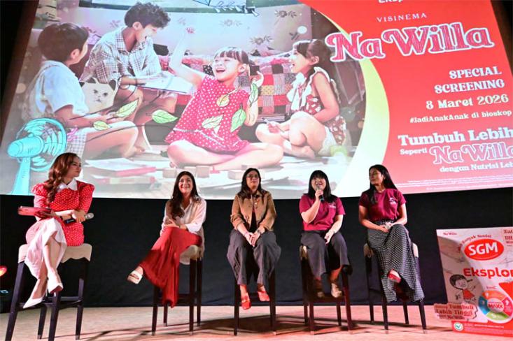 SGM Eksplor dan Visinema ajak anak Indonesia tumbuh optimal dengan nutrisi lebih. Foto: Ist