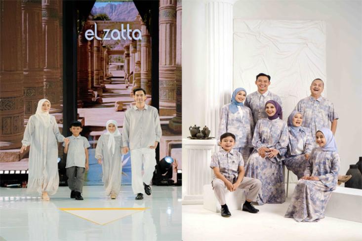 Sebanyak delapan seri koleksi keluarga (sarimbit) diluncurkan. Foto: Ist