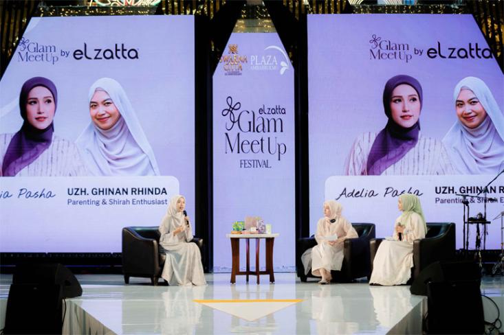 Rangkaian acara Glam Meet Up Festival juga menghadirkan sesi talkshow. Foto: Ist