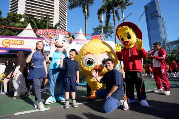Rangkaian kegiatan seru di Car Free Day Sudirman, Jakarta, pada Minggu, 12 April 2026. Foto: Ist