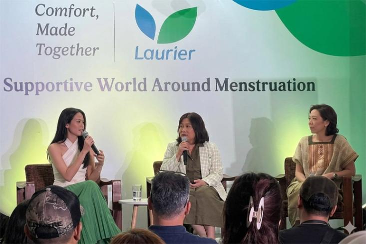 Ki-ka: Maudy Ayunda, Susilowati, dan dr. Elvine Gunawan, Sp.KJ. Foto: Novi