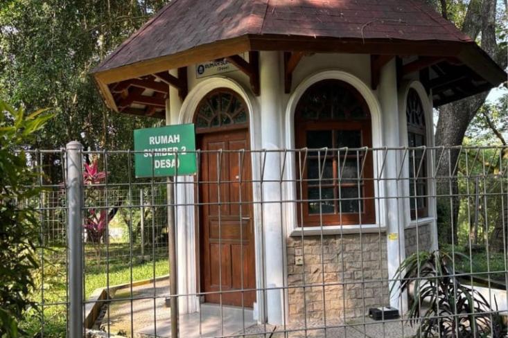 Rumah Sumber 2 untuk mendukung akses air bersih bagi masyarakat sekitar. Foto: Novi
