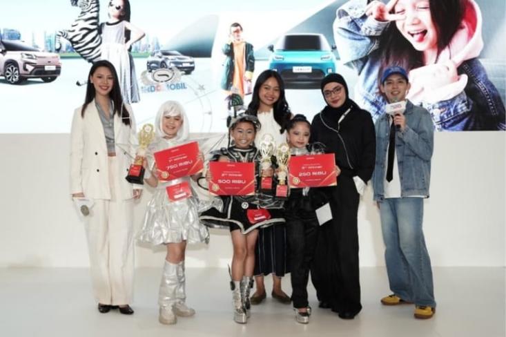 GAC Electrifying Kids Fashion Show, para pemenang kategori usia 6-9 tahun. Foto: Ist