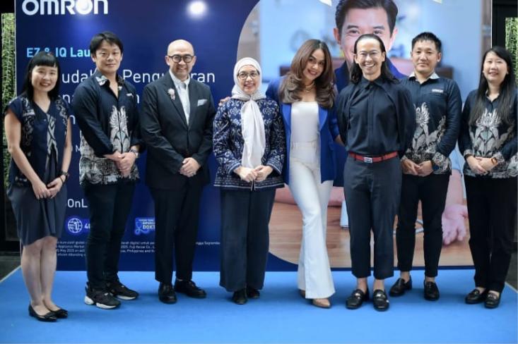 Peluncuran rangkaian teknologi terbaru lewat Tensimeter Seri EZ dan Seri IQ. Foto: Ist
