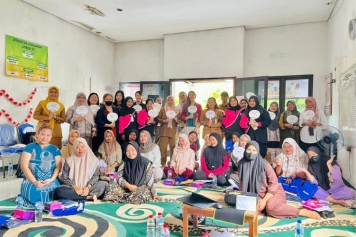 Sesi Ibu di Puskesmas Pakujaya, Tangerang. Foto: Ist