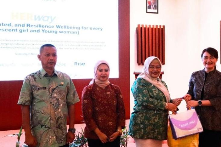 Kick-off meeting program HER WAY atau SEKAR di Kabupaten Bandung pada 6 November 2025. Foto: Ist