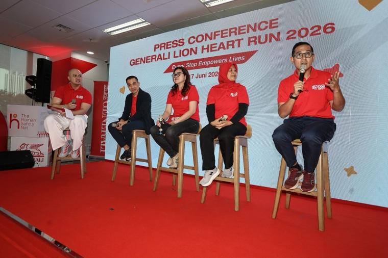 Konferensi pers Generali Heart Run 2026