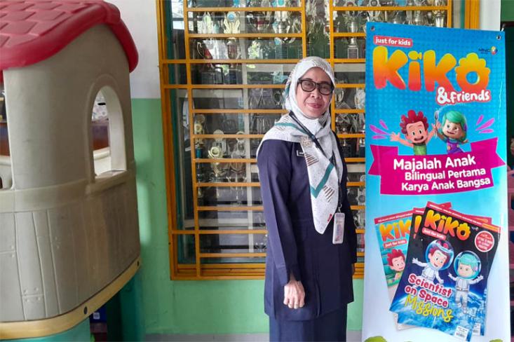 Arini Widyastuti, Kepala Sekolah TK Negeri Besuki, Menteng, Jakarta Pusat. Foto: Novi