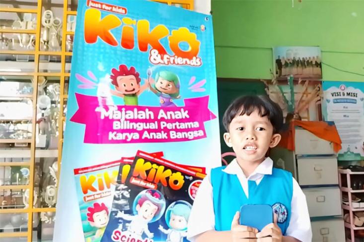 Raffasya Alfa Rizki, siswa TK Negeri Besuki, Menteng, Jakarta Pusat. Foto: Novi